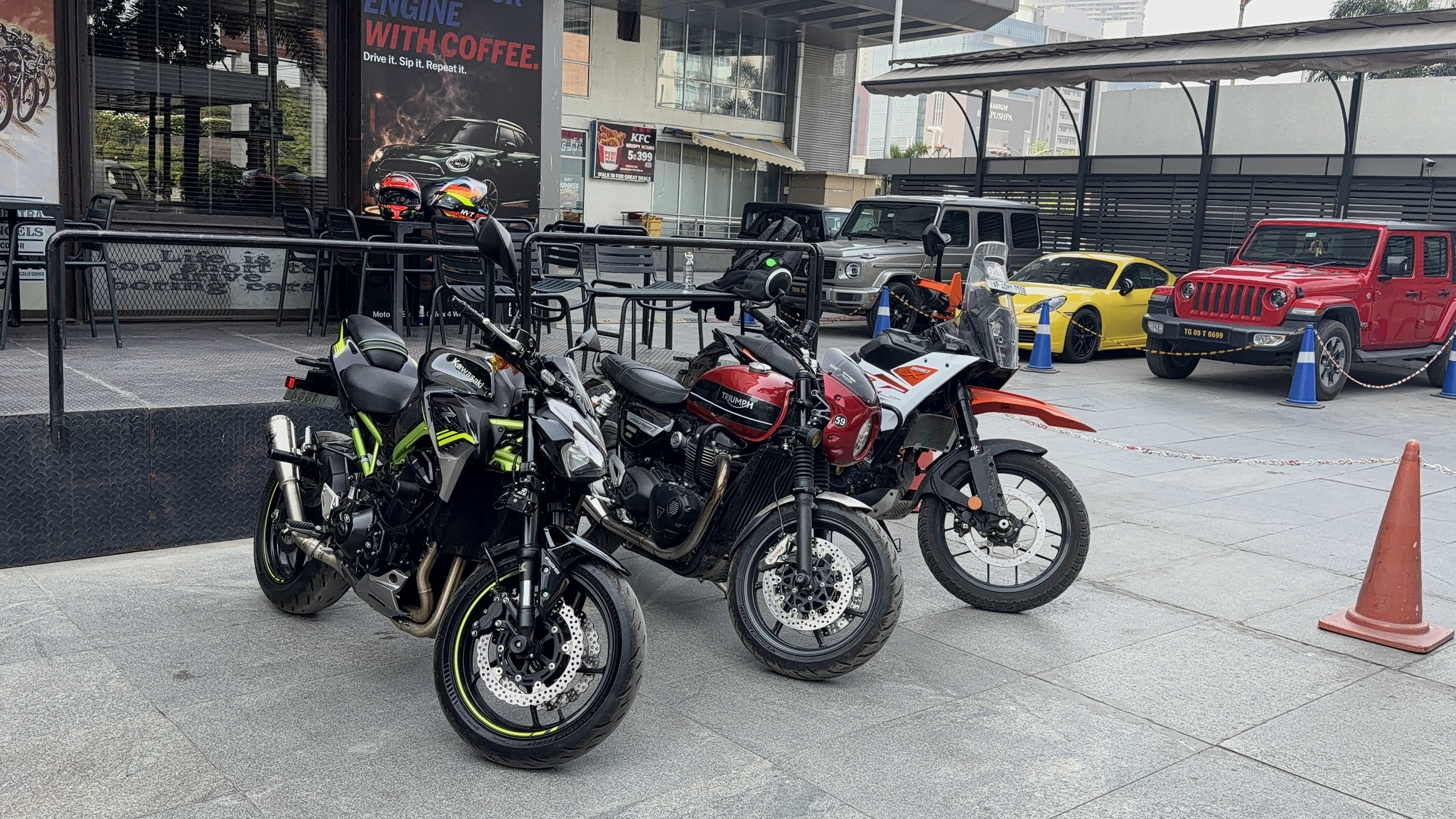 1st ride in Hyd & ogl