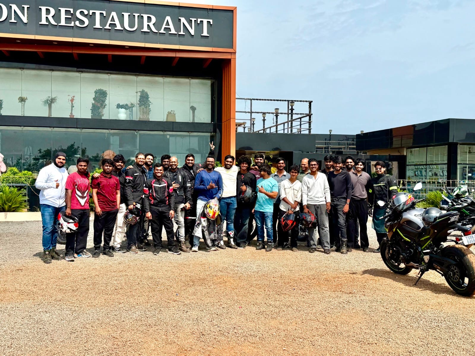 Breakfast ride to kavali